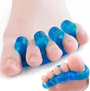 ToePal- Gel Toe Separators & Toe Spreader, 4 Pieces of DR JK ToePals to Fight Bunion, Hammer Toes, Claw Toes, Crooked Toes and More!