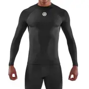 CLEARANCE!! Skins Series-1 Mens Compression Long Sleeve Top (Black)