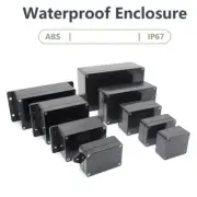 Dustproof Black Box ABS Plastic Electronic Project Case Junction Box Housing