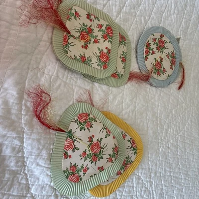 LOT A Vintage Paper Lanterns (6)