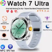 For Samsung Galaxy Watch 7 GPS Compass NFC Smart Watch Outdoor Sports Men Heart