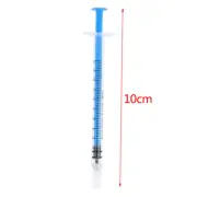 10pcs 1ml Plastic Hydroponics Analyze Disposable Measuring Nutrient Syri-b