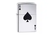 Zippo Lucky Ace High Polished Chrome Windproof Lighter