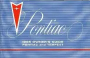 1965 65 PONTIAC GTO/TEMPEST OWNER'S MANUAL
