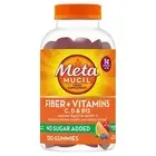 Metamucil Fiber Gummies for Adults with Vitamins C D B12 for Metabolism No Su...