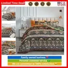 Boho Bed in a Bag 7 Pieces King Size, Southwestern Bohemian Tribal Striped Pr...