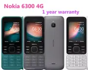 Nokia 6300 4G LTE Cell Phone 3 Colors Unlocked Dual SIM KaiOS cell Phone NEW