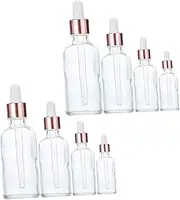 Beaupretty 8pcs Essential Oil Glass Dropper Bottle Mini Travel Bottles Essential Oil Bottles Jars Travel Size Dropper Bottle Travel Fragrance Bottles Leak Proof Travel Bottles Toiletries Pink