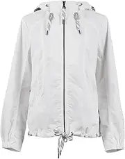 [s'questo] Soquesto Women's Cotton Outdoor Jacket, White, 38