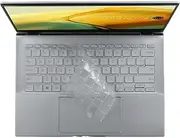 [4-Pack] Keyboard Cover Compatible with ASUS ZenBook 14 OLED 2025 UX3405C 14-inch Laptop Notebook Silicone TPU Keyboard Protector Skin (High Transparency)