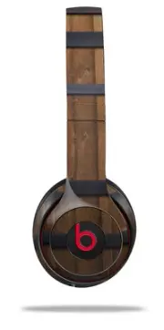 Skin Wrap for Beats Solo Wireless 2 3 4 Wooden Barrel SKIN ONLY