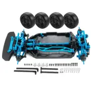 Alloy Shaft Drive plastic chassis Frame For 1/10 RC 4WD TT02 Touring Racing Car