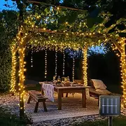 Waterproof Solar LED String Lights, Outdoor Christmas Fairy Lights 5M-20 to 22M-200 LEDs for Garden, Wedding, Party Holiday Decor