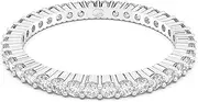 [Swarovski] Matrix Vittore Ring, White Round Cut Crystals in a Rhodium Plated Setting