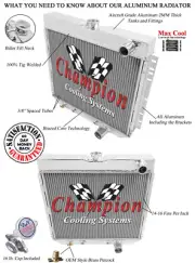 SR Champion 2 Row Radiator Lowerhose Passenger 20" for 1966 - 1970 Ford Falcon