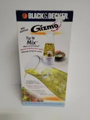 NEW Black & Decker Gizmo Tip-N-Mix Automatic Salad Dressing Mixer, Mix as U Pour