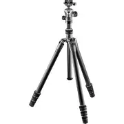 Gitzo Traveler Series 1 Carbon eXact 4 Section Carbon Fiber Tripod w/ Center Ball Head | Black