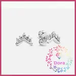 DORA SHOP❤ 冠冕許願骨針式耳環  S925 個性 輕奢 情人節 禮物 朵拉298274CZ