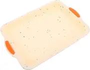 LABRIMP Square Silicone Baking Dish Brownie Cake Mold Non-stick Oven Safe Mini Baking Moulds Set