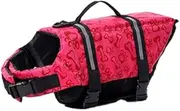 Dog Life Jacket Pet Safety Vest Swimming Boating Float Aid Buoyancy Lifesaver with Rescue Handle, Buoyant Lifesaver for Dogs