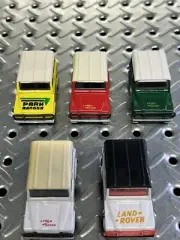 1987 Matchbox Land Rover Ninety Die-Cast Car, Yellow - MINT Lot Of 5