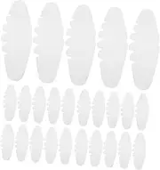 [GOOHOCHY] 50pcs Hat Liner Cap Inserts Hat Brim Shaper Reusable Lightweight Shape Retention White