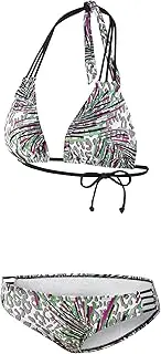 [Beco Baby Carrier] Aqua Swimwear Women Triangle Bikini B-Cup, Womens, Triangel-Bikini, B-Cup Aqua, Black/Multi-Coloured Polka dots