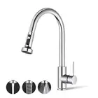 ACA 3 Modes Pull Out Kitchen Laundry Sink Mixer Tap 360° Swivel Chrome Faucet