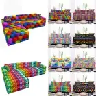 Geometric Printed Corner Sofa Covers for Stretch Sectional Couch Cover L Shape