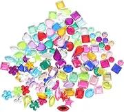 FOYTOKI 1 Set Craft Gemstone Acrylic Flatback Rhinestones for DIY Projects of Unique Shapes for Scrapbooking Mobile Phone Decor and Creative Embellishments