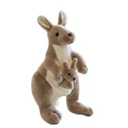 Plush Doll Stuffed Animal | Super Soft Huggable Kangaroo Plush Toy For Baby And Toddler Boys Girls Snuggle Cuddle Pillow Stuffed 28cm