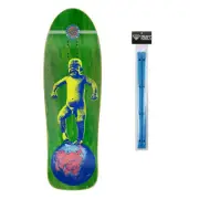 Santa Cruz Skateboard Deck Salba Baby Stomper Re-Issue Green Old School + Rails