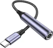 MOSWAG USB Type C to 1/4 Headphone Adapter, USB C to 6.35mm TRS Audio Cable Stereo Jack Audio AUX Adapter Compatible with Amplifiers, Mixer, Home Theater, Smartphones, Laptop, 6.35mm Headphones
