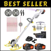 Powerful 12-Inch Lawn Edger & Trimmer - 3 Cutting Modes with Dual Battery System