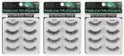 3 Ardell Demi Wispies MultiPack Black 12 Pairs Fashion Lash False Lashes 61494