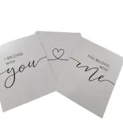 I Belong With You belong With Me Print Set Of 3 Wall Art Bedroom Quote 11x14 a