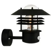 Vejers Wall Light with Sensor Black - 25101003