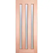 Woodcraft 2040 x 820 x 40mm Entrance Door Frosted Safety Glass SD011