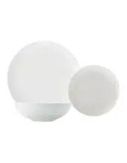 [Maxwell & Williams] White Basics Diamonds Dinner Set 12 Piece Gift Boxed in White