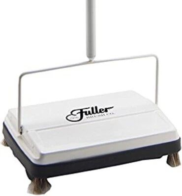 r Brush Carpet & Floor Sweeper (White)