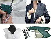 MicroStitch Tool/Micro Stitch Gun, Micro Tagging Gun For Fabric, Easy Temporary Hemming, No Fabric Damage, Micro Stitch Gun For Clothing, Quilts, Collars, Sleeves, Hijabs With 2000pcs Micro Tag Pins