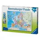 Ravensburger - European Map Jigsaw Puzzle 200 Pieces from Tates Toyworld