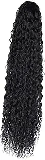 Vaguelly Wavy Ponytail Extension Long Curly Drawstring Hairpiece for Women Natural Versatile Synthetic Hair Wig for Stunning Looks