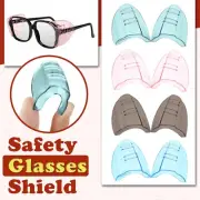 1 Pairs Side Shields for Eye Glasses Slip On Safety Glasses Shield Universal
