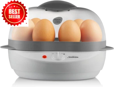 EC1300 Poach and Boil Egg Cooker, White