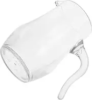 ABOOFAN Acrylic Wine Decanter with Handle Transparent Liquor Dispenser with Scale for Accurate Pouring Versatile Carafe for Wine Juice Tea Easy to Clean