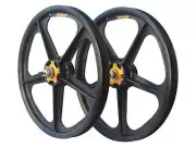 Skyway Tuff Graphite Rivet BMX Wheelset