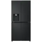 LG GF-L500MBL 508L Slim French Door Fridge with Ice & Water Dispenser