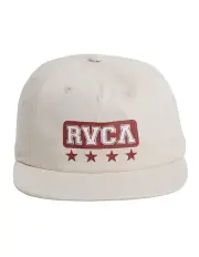 [RVCA] 4Star Snapback Salt Hat in White