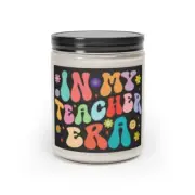 "In my teacher era" Scented Candle, 9oz, eco friendly, "Cinnamon stick"